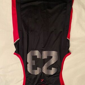 Jordan Black and Red Men's Jersey